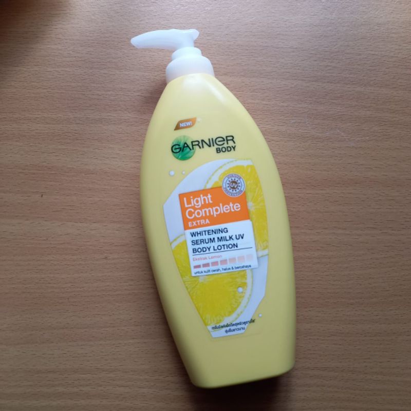 Jual Garnier Body Light Complete Extra Whitening Serum Milk UV Body