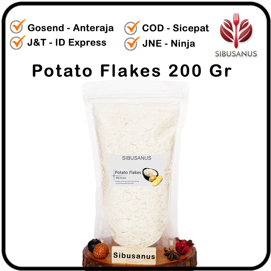 Tepung Kentang Flake Potato Powder Flakes 200 Gram Shopee Indonesia