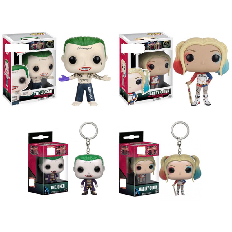 Jual 【Ready Stock】Suicide Squad Joker Harley Quinn Funko Pop Action Figure Model Toys Collection | Shopee Indonesia