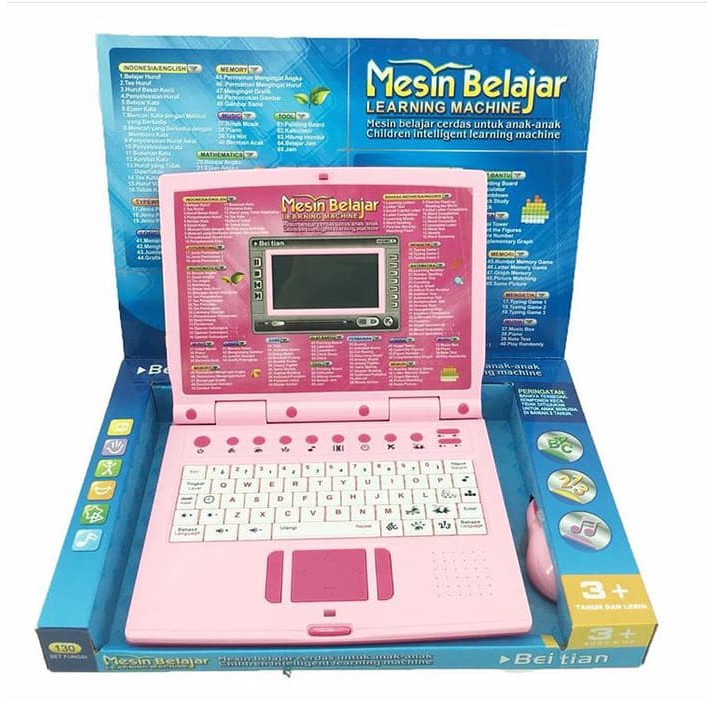Jual Super Murah Mainan Anak Laptop Multifungsi 2 Bahasa | Shopee Indonesia