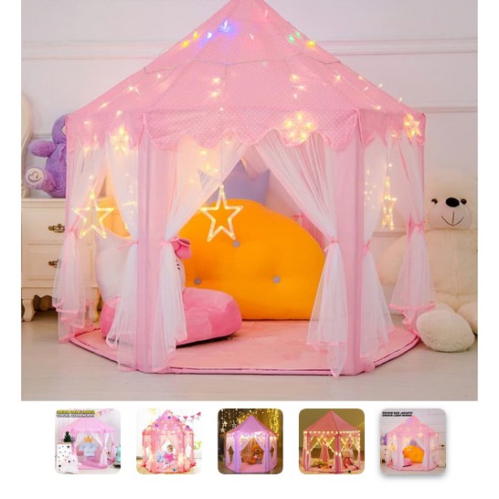 Jual [Brm] Mainan Tenda Anak Tenda Tendaan Perempuan Warna Pik Dan Biru Murah Awet Original Lucu | Shopee Indonesia