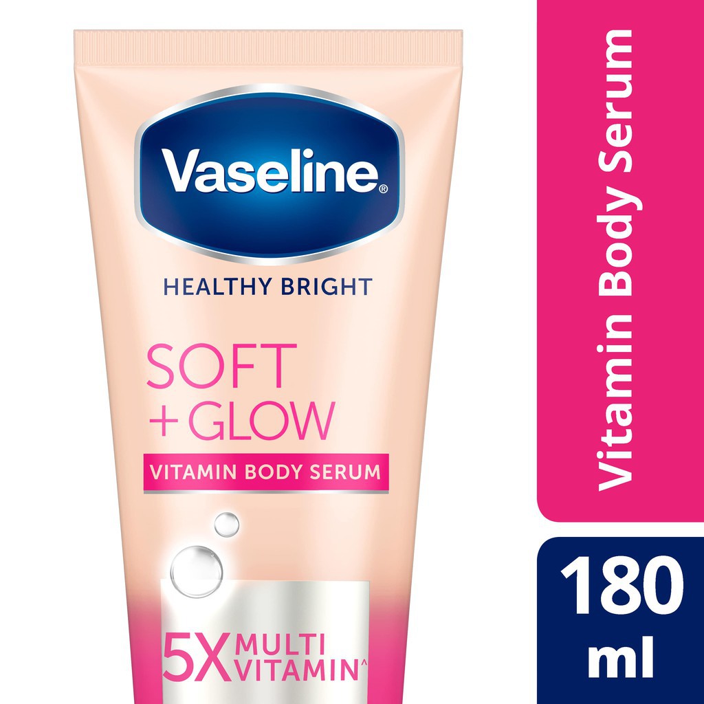 Jual Vaseline soft glow body serum180ml Shopee Indonesia