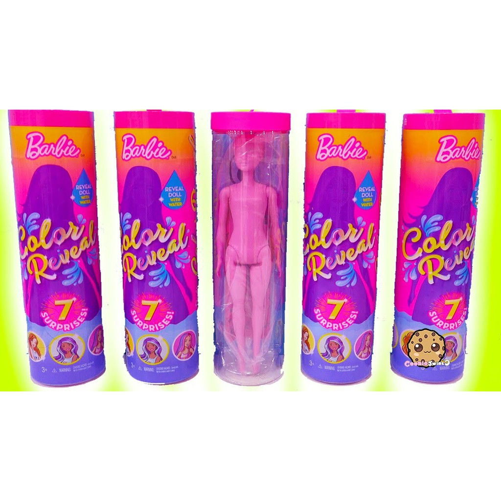 Jual Barbie Colour Reveal Doll Color Change Face & Hair Boneka