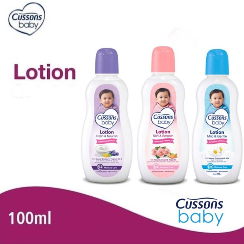 Jual CUSSONS BABY LOTION 100 ML Shopee Indonesia