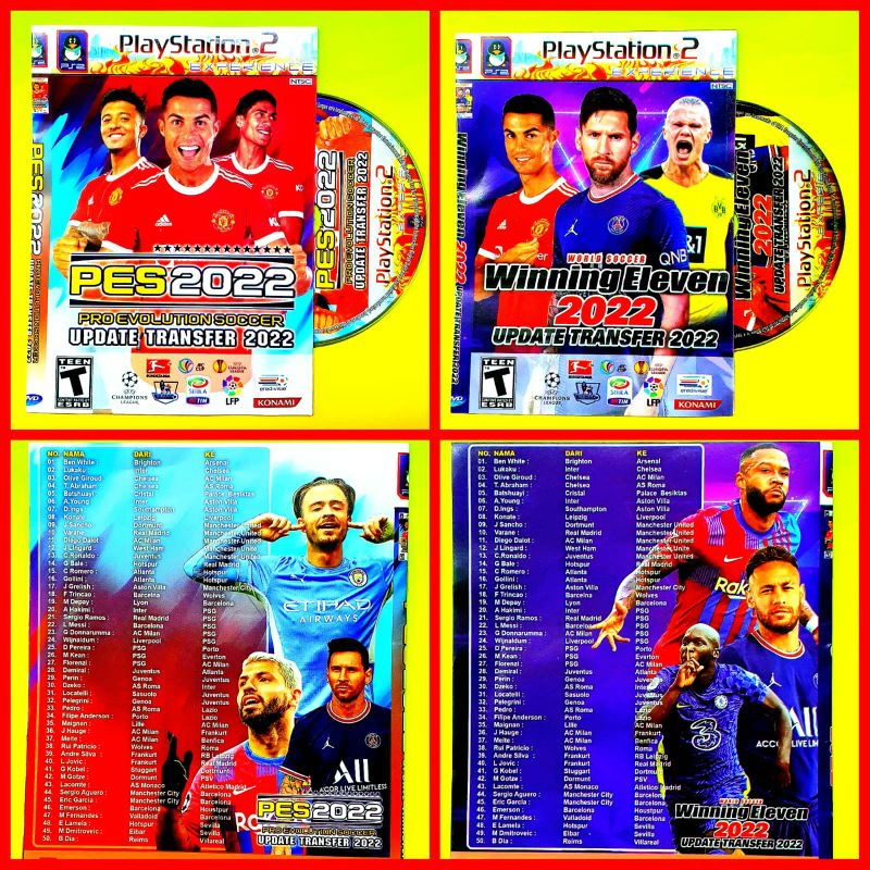 Jual VARIAN KASET VIDIO GAME PS2 TERBARU TERLARIS VIDIO GAME BOLA