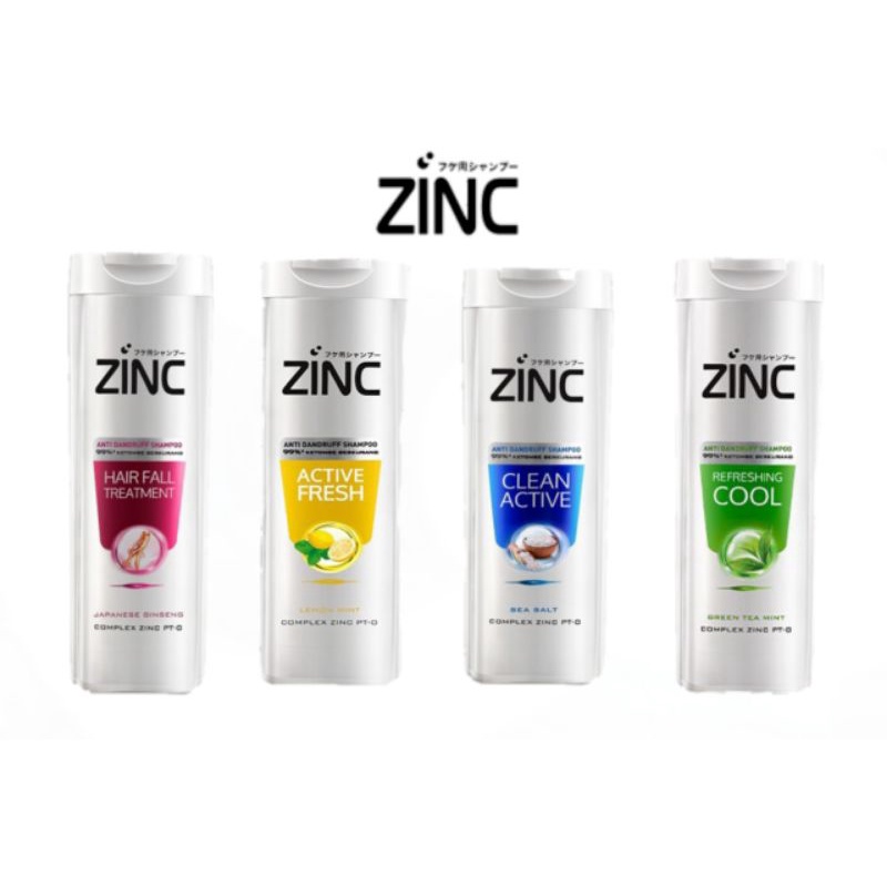 Jual ZINC Anti Dandruff Shampoo 170ML Sampo All Varian Shopee Indonesia