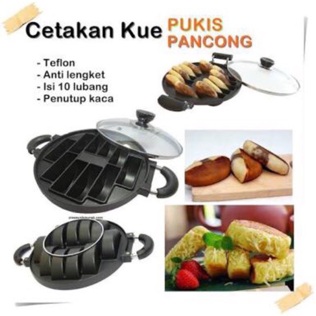 Cetakan kue pukis 10 lubang HAPPY CALL / happy call pukis