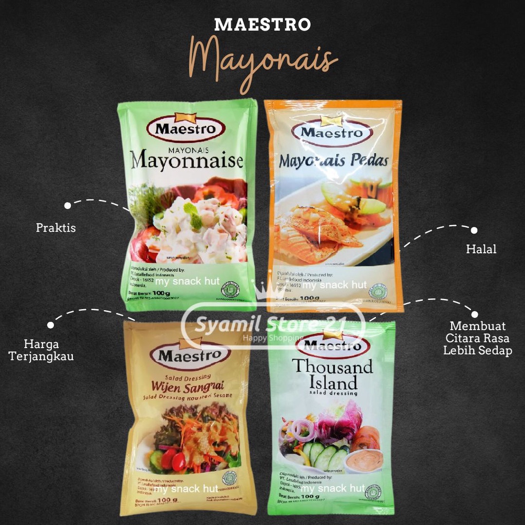 Jual Mayonaise Maestro All Variant Shopee Indonesia