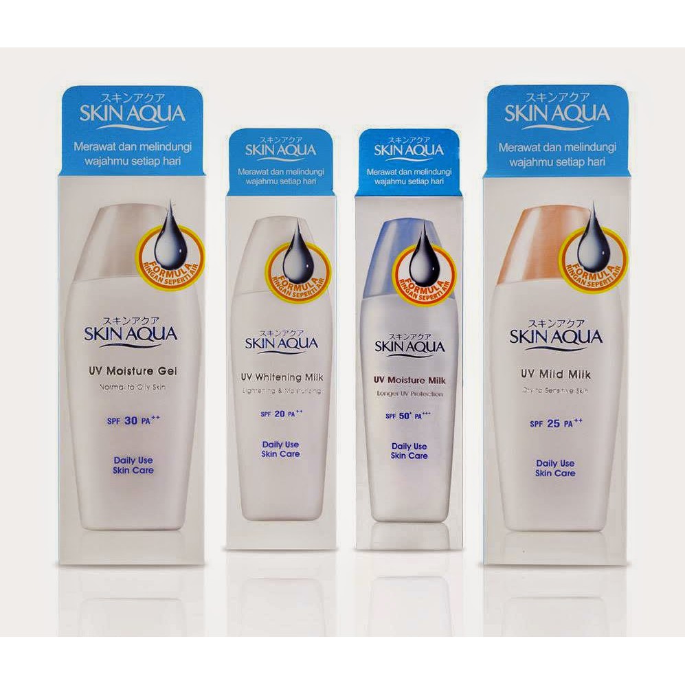 Jual Skin Aqua Sunscreen SPF 25 SPF 30 SPF 50 40g Shopee Indonesia