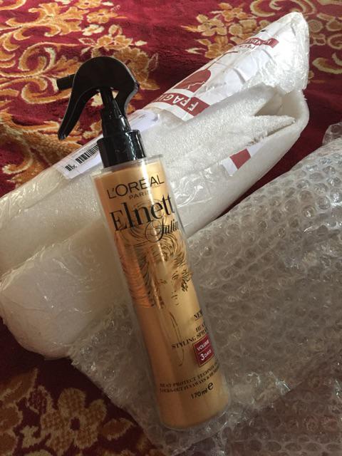 Jual L'oréal Paris - Elnett Satin Heat Styling Spray Volume 3 Days (170 Ml) | Shopee Indonesia