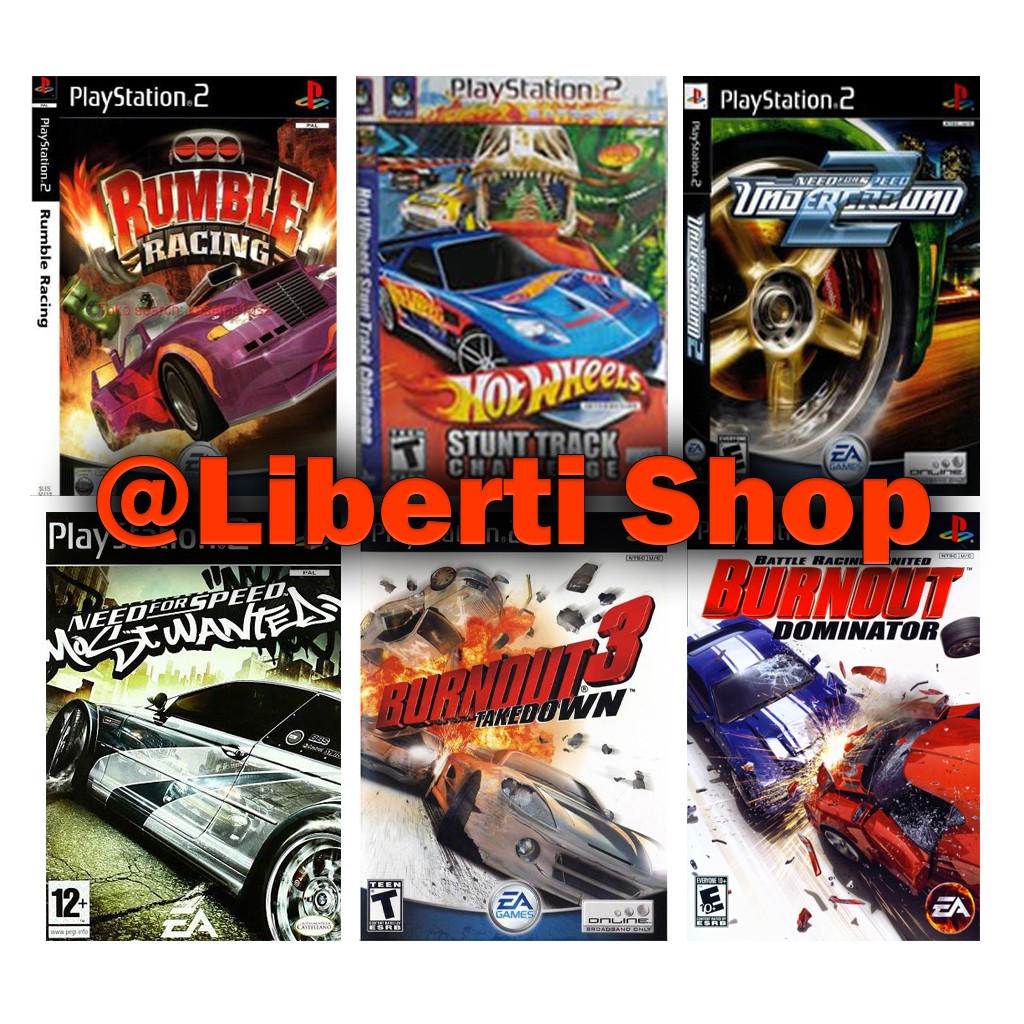 Jual Kaset Ps2 Game Balap Mobil Koleksi 6 In 1 | Shopee Indonesia
