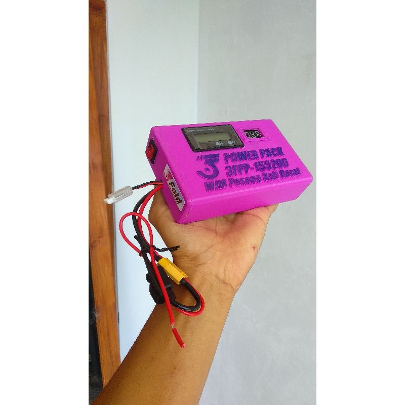 Jual Power Pack Battery Pengganti Aki Pada Motor Balap Dc Ignition Total Loss 3Fpp-155200 5200Mah 15Volt | Shopee Indonesia
