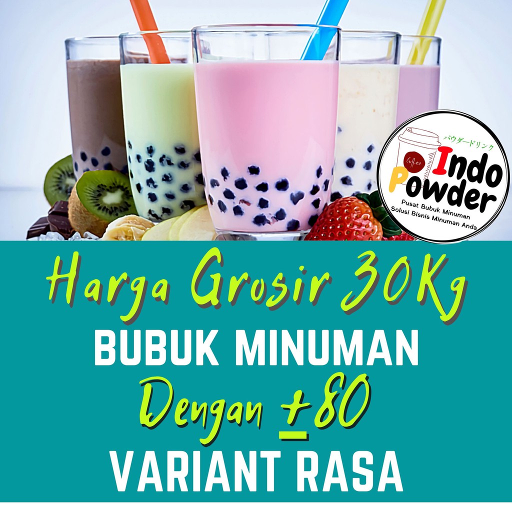 Bubuk Minuman Grosir 30Kg, Bisa campur rasa apa saja Shopee Indonesia