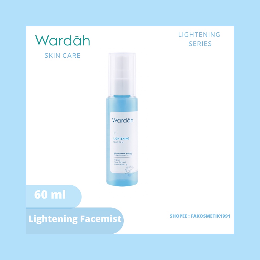 Jual Wardah Lightening Face Mist 60 ml Shopee Indonesia