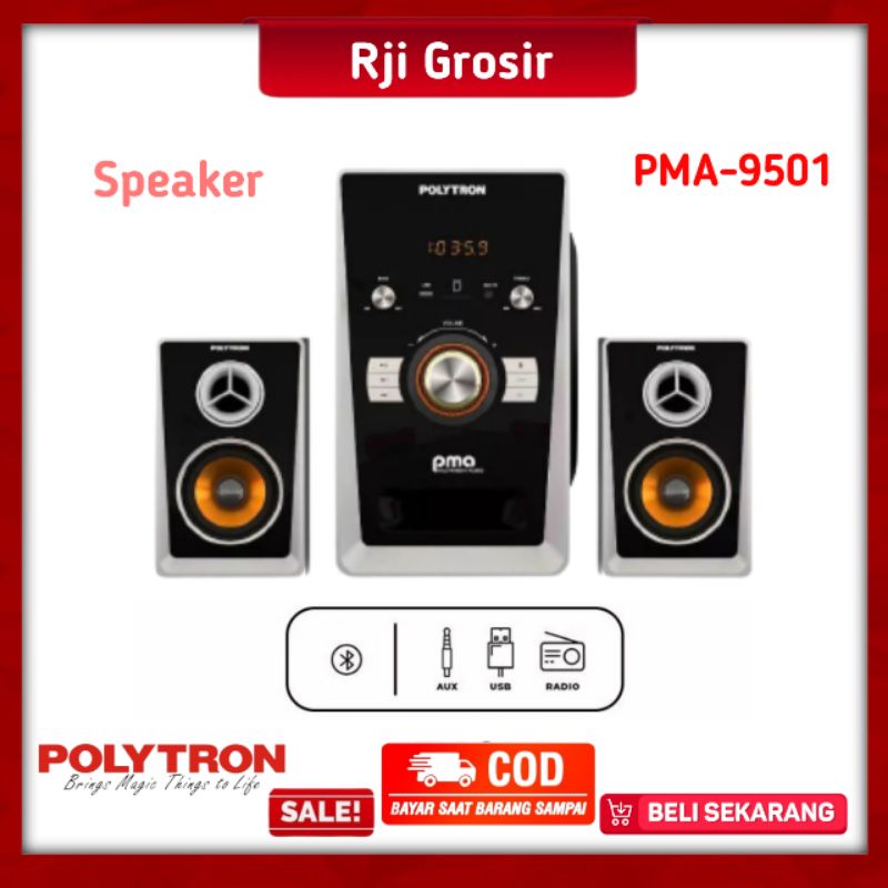 Jual Speaker POLYTRON PMA 9501 Bluetooth Polytron Audio Connect Speaker
