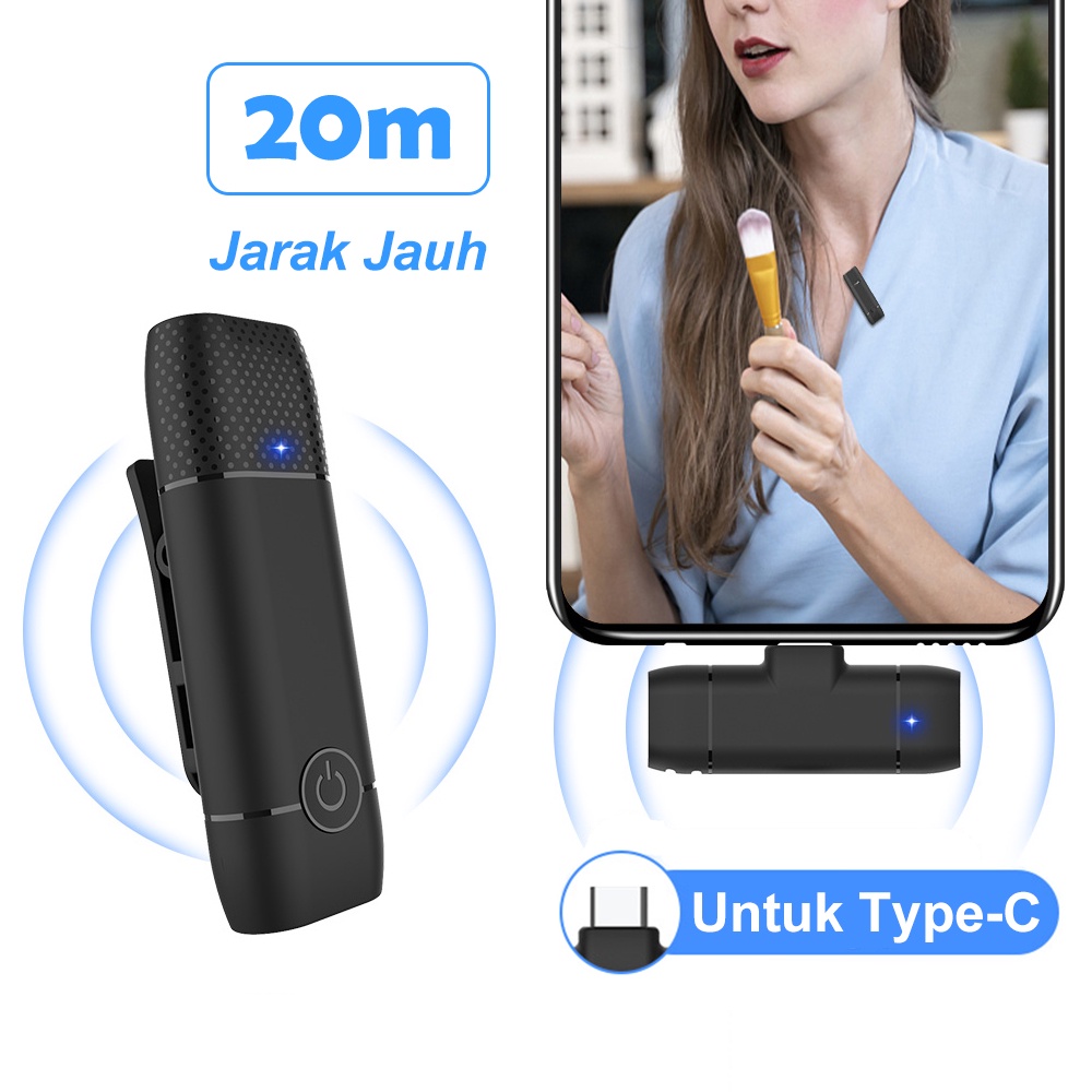 Jual Mic Clip On Wireless Mikrofon Mic Wireless Clip On Mikrofon Clip