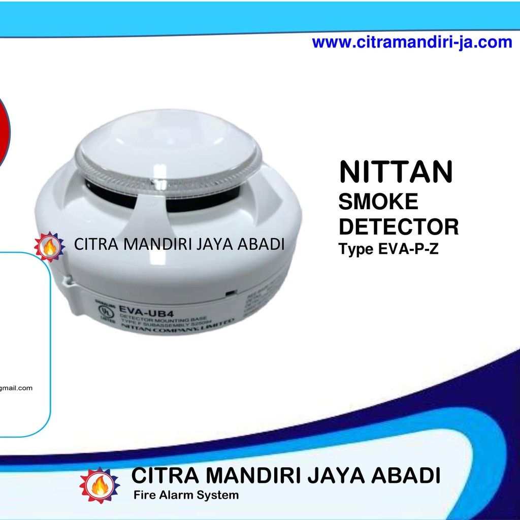 Jual Smoke Detector NITTAN made in Japan type EVCAPZ Shopee Indonesia