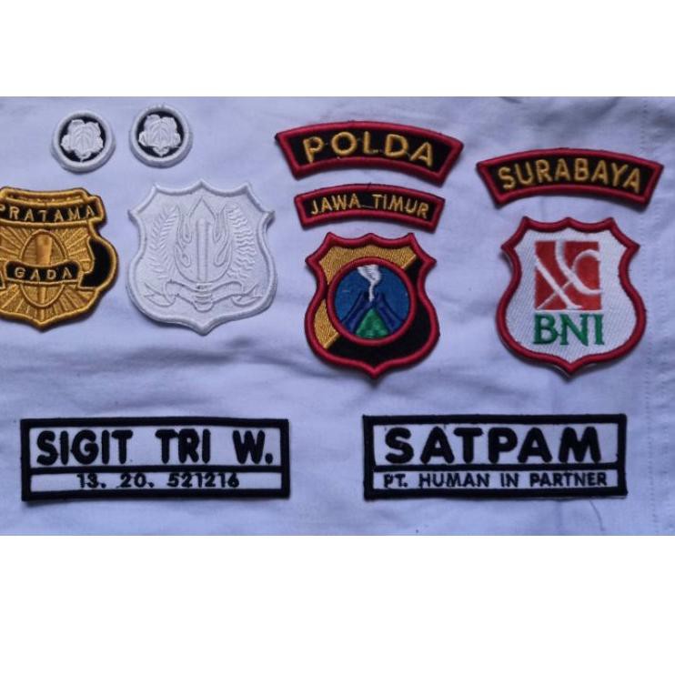 Dijamin Aman 1 PAKET BET PDH SATPAM BANK BNI/BRI/BCA,DLL BORDIR TIMBUL  3Dimensi | Shopee Indonesia