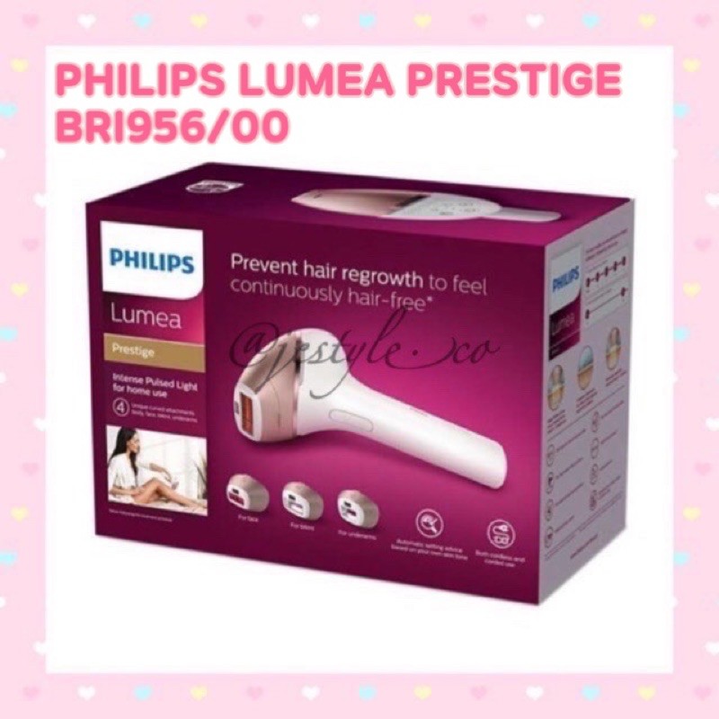 Jual Philips Lumea Ipl Prestige Bri956 Intense Pulsed Light Hair Removal Device 100% Original [Pre-Order] | Shopee Indonesia
