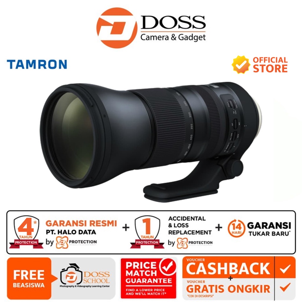 Jual Tamron Sp 150-600Mm F/5-6.3 Di Vc Usd G2 For Sony / Canon / Nikon - Lensa Tamron 150-600Mm | Shopee Indonesia
