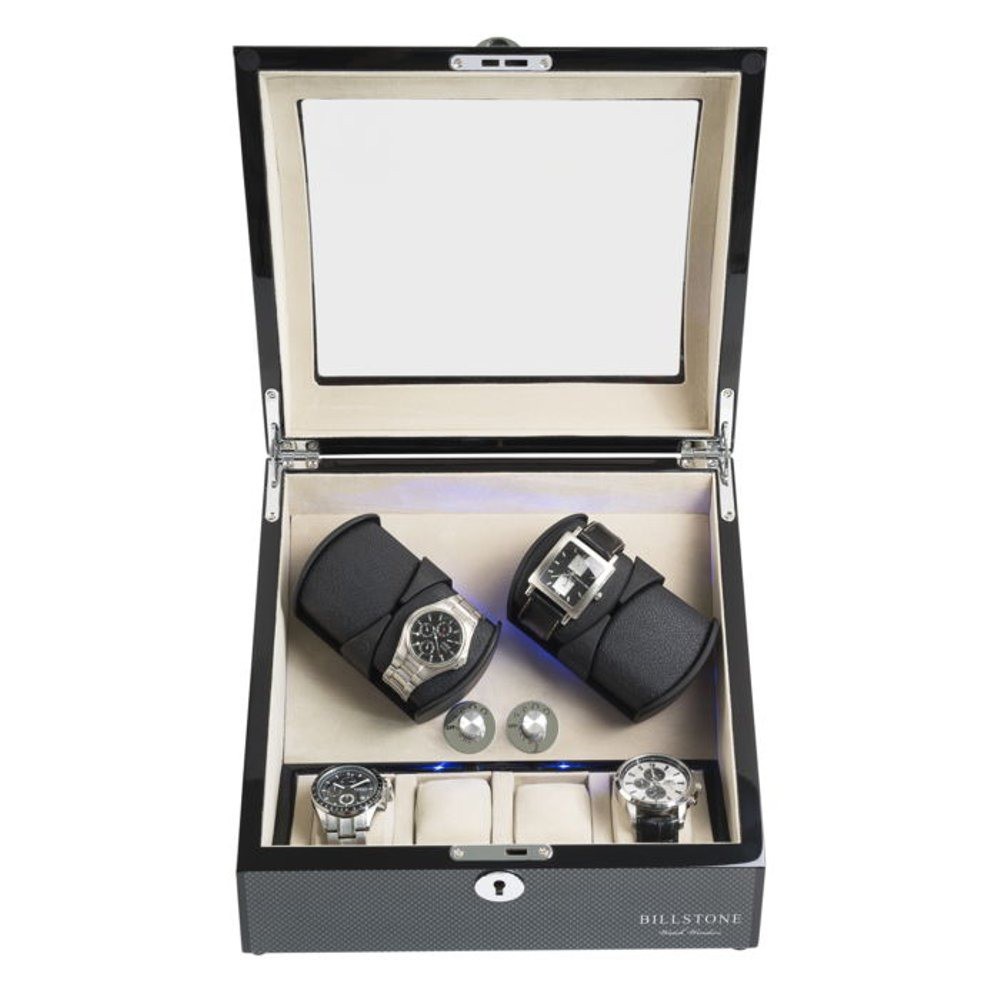 Jual BillStone Avanti Plus 2 Watch Winder For 8 Watches Carbon
