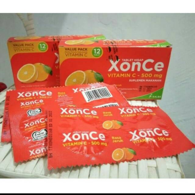 Xonce vitamin C 1 strip(2 tablet) | Shopee Indonesia