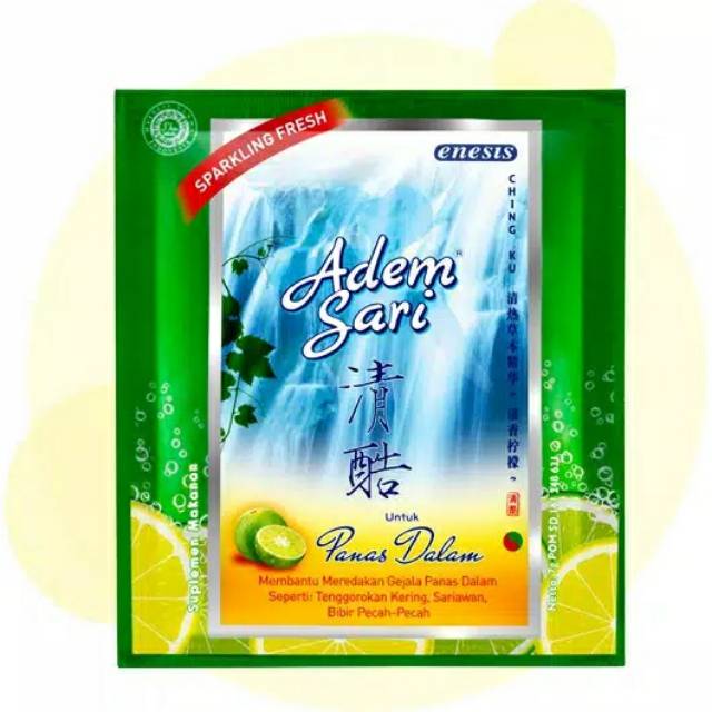 Jual Adem Sari Ching Ku Sachet 7gr Untuk Panas Dalam Indonesia|Shopee  Indonesia