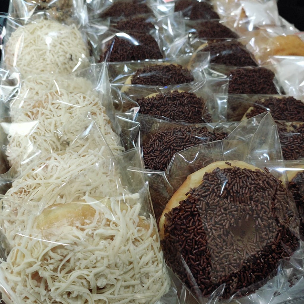Jual Dontang (Donat Kentang) Mix Toping Keju/Coklat Isi 6 Pcs | Shopee Indonesia