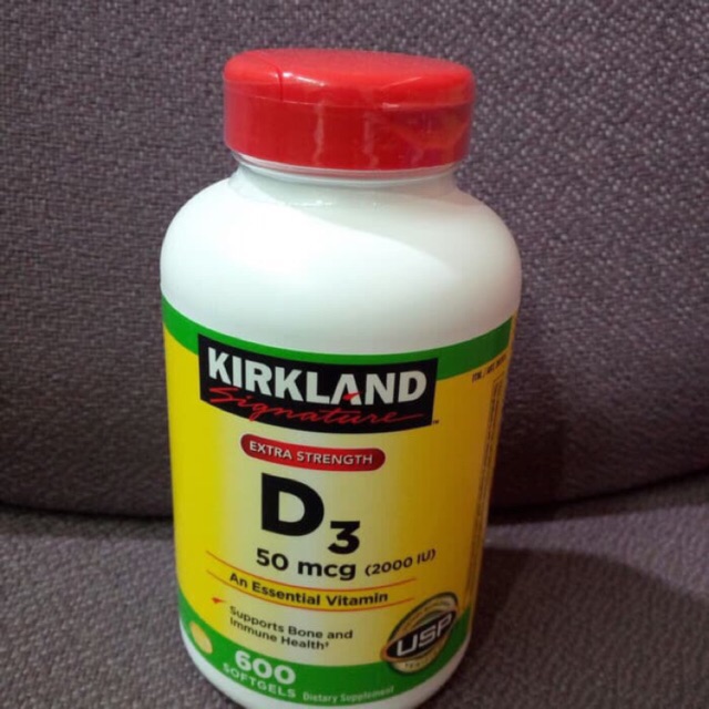 Kirkland vitamin d3 vit d3 vitamin d 3 vit d 3 2000iu 2000 iu 600 sg