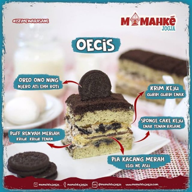 Jual Mamahke Cake Jogja By Zaskia Mecca Oleh Oleh Kekinian Khas Jogja