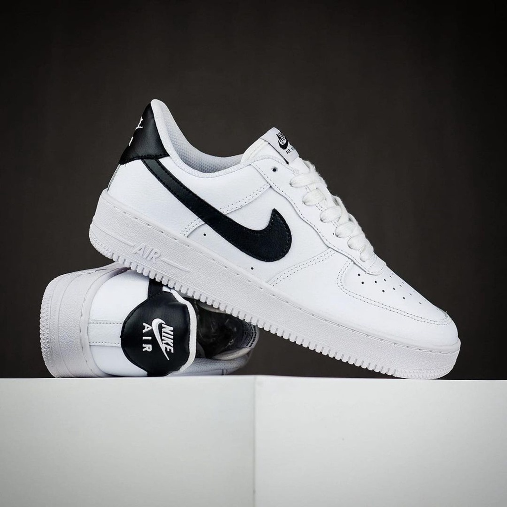 Jual Sepatu Nike Air Force 1 Low White Black Original Murah | Shopee Indonesia