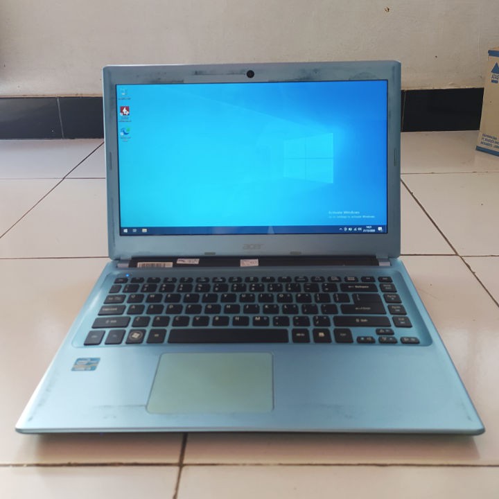 Acer V5471 Biru SLim Tipis Intel Core i3 RAM 4GB SSD 128GB Laptop