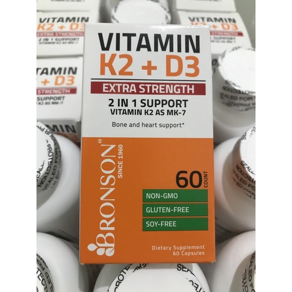 Jual BRONSON Vitamin K2+D3 10.000iu Extra Strength (60 kapsul) Shopee
