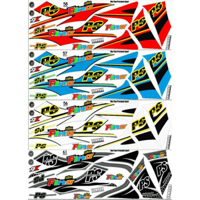 35+ Ide Download Gambar Stiker Lis Motor Fino Yg Bagus Sticker Fans