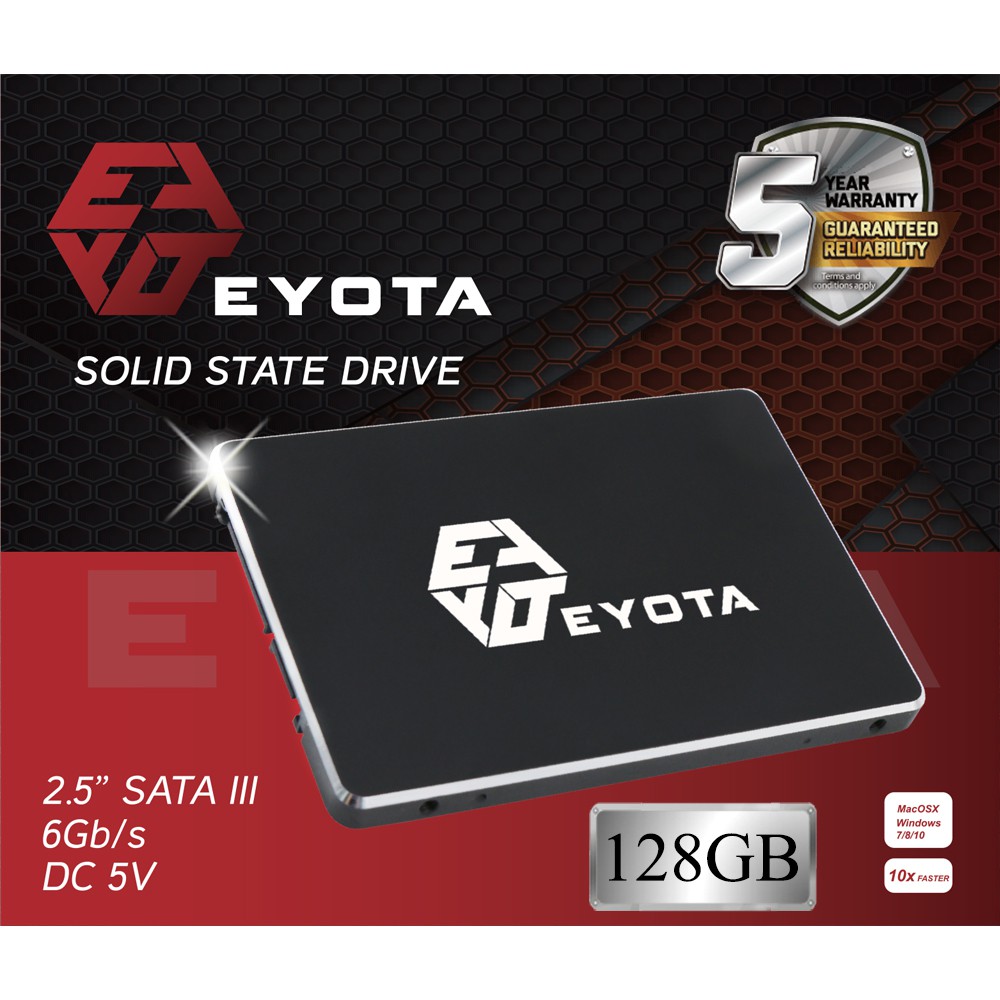 SSD EYOTA 128GB SATA III 2.5" 6GB/S GARANSI RESMI Bukan SSD 120GB