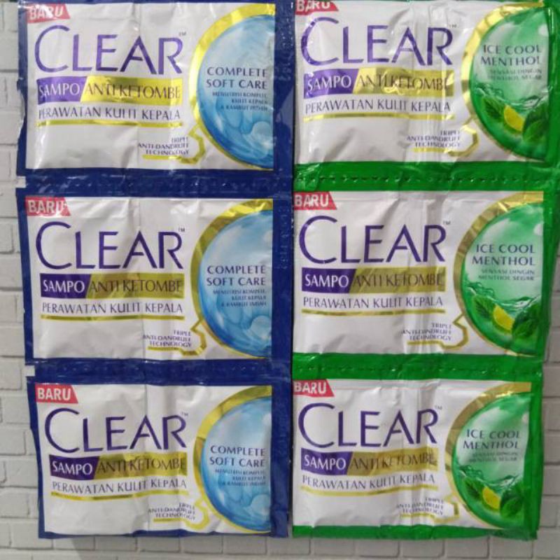 Shampoo Clear Sachet Homecare24
