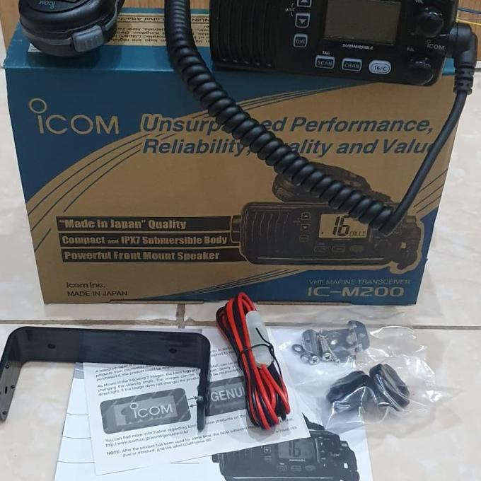 Jual Peralatan Komunikasi Rig Icom Marine Ic - M200 Vhf Marine Radio _Ready | Shopee Indonesia