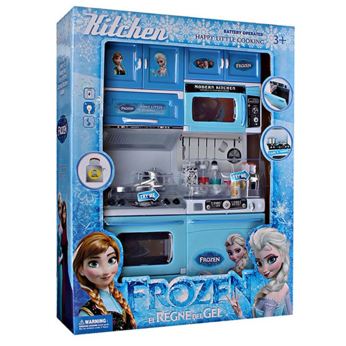 Jual Mainan Anak Perempuan Modern Kitchen Set Frozen Dapur Masak | Shopee Indonesia