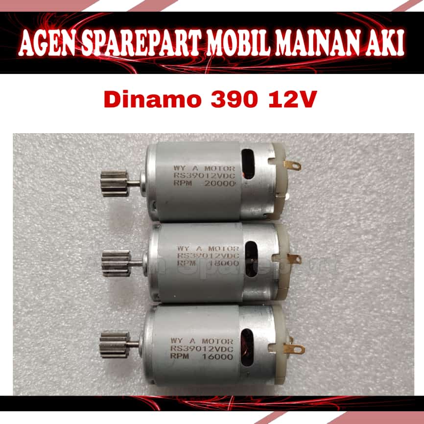 Jual ⚡Ready⚡Dinamo 390 (Kecil) Dinamo 12Volt Buat Mobil Motor Mainan Aki | Shopee Indonesia