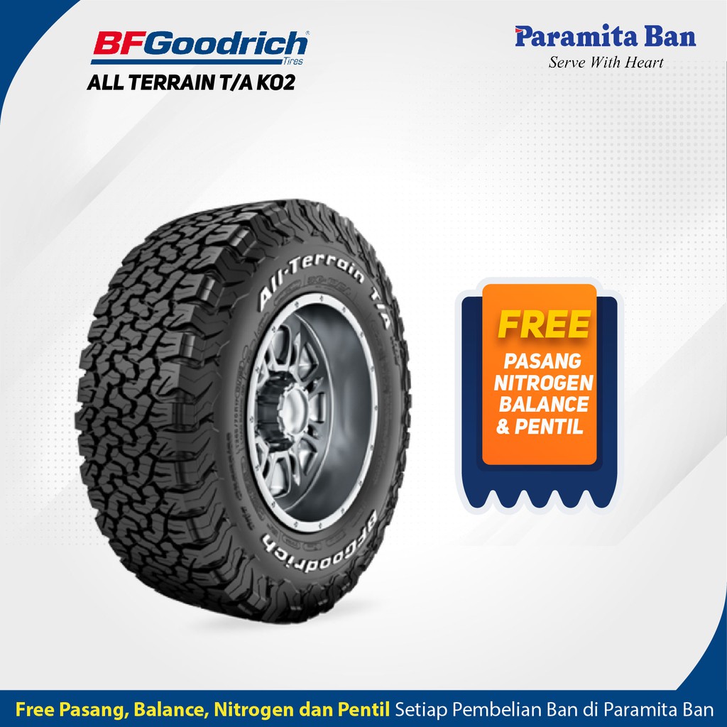 Jual Ban Mobil Bfgoodrich A/T Ko2 265/65 17 Ban Mobil R17 Indonesia|Shopee Indonesia