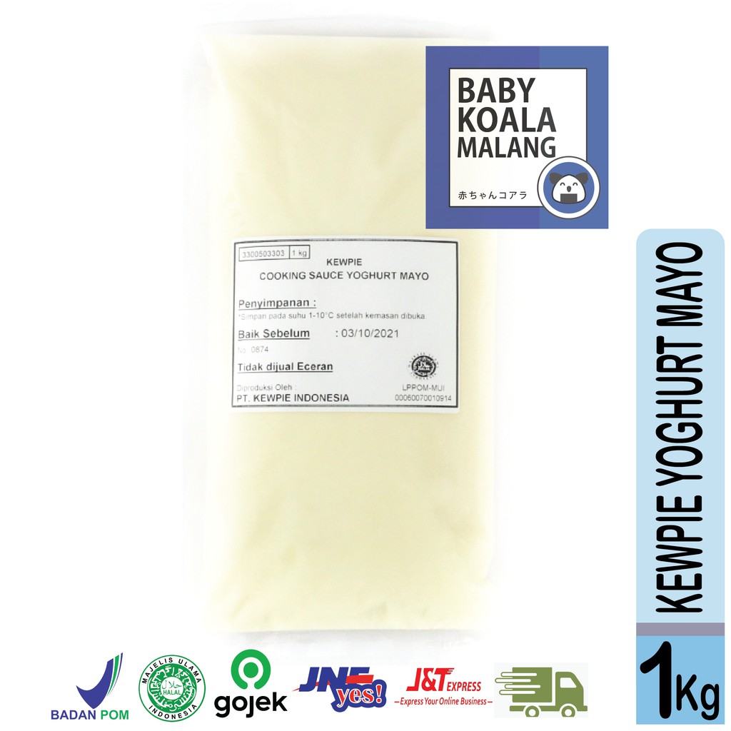Jual KEWPIE Mayo Yoghurt 1 Kg Mayonnaise Yogurt Salad Buah Sayur Pie.. Shopee Indonesia