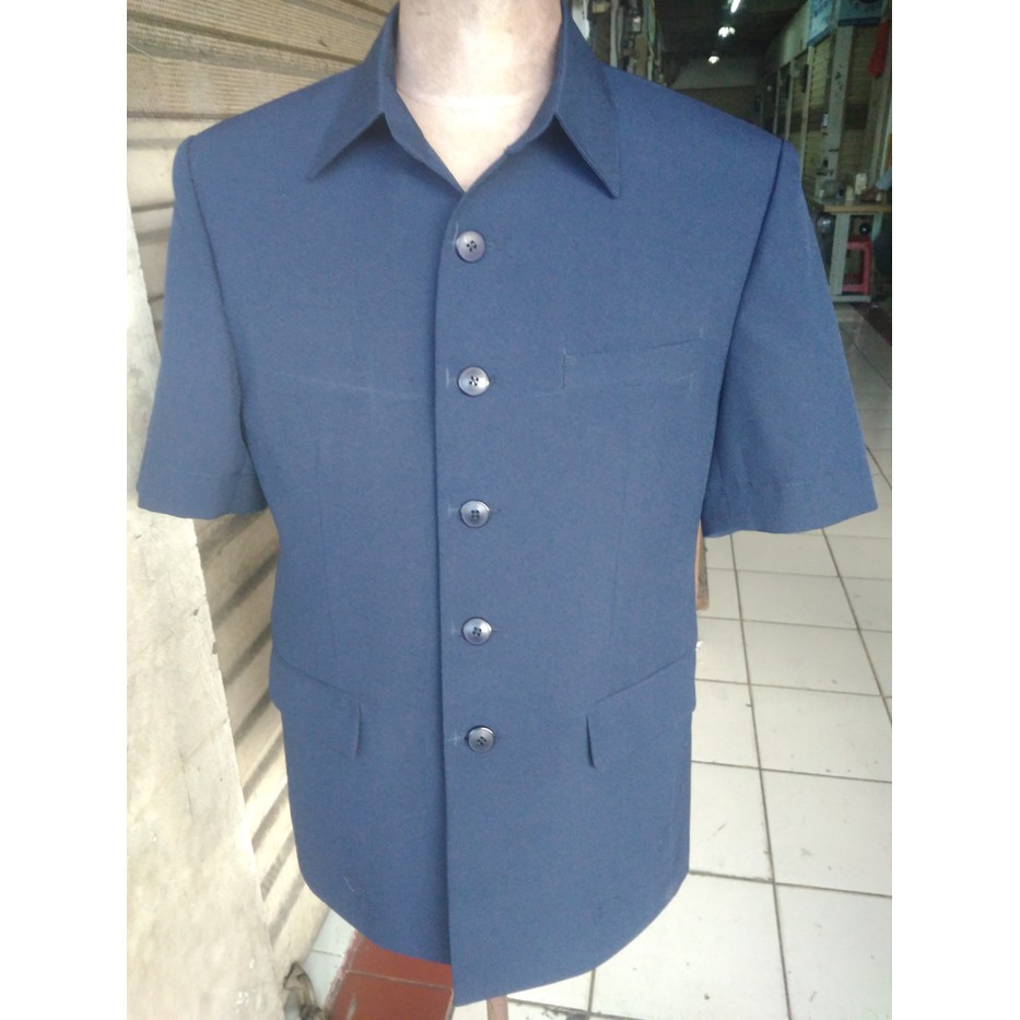 Jual Promo Jas mini safari seragam dinas stelan jas celana - Hitam, S Murah  Indonesia|Shopee Indonesia