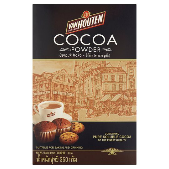 Jual Coklat Bubuk Cocoa Van Houten Vanhouten 180Gr | Shopee Indonesia