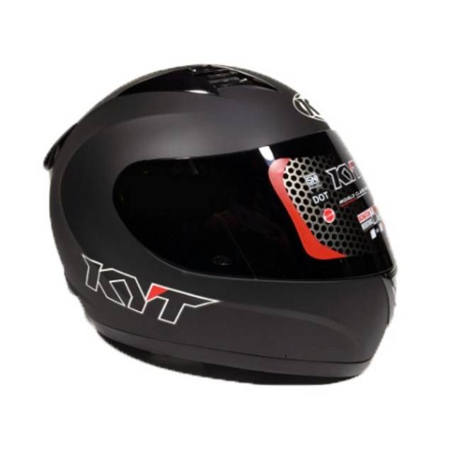 HELM KYT R10 R 10 SOLID BLACK DOFF FULL FACE Shopee Indonesia