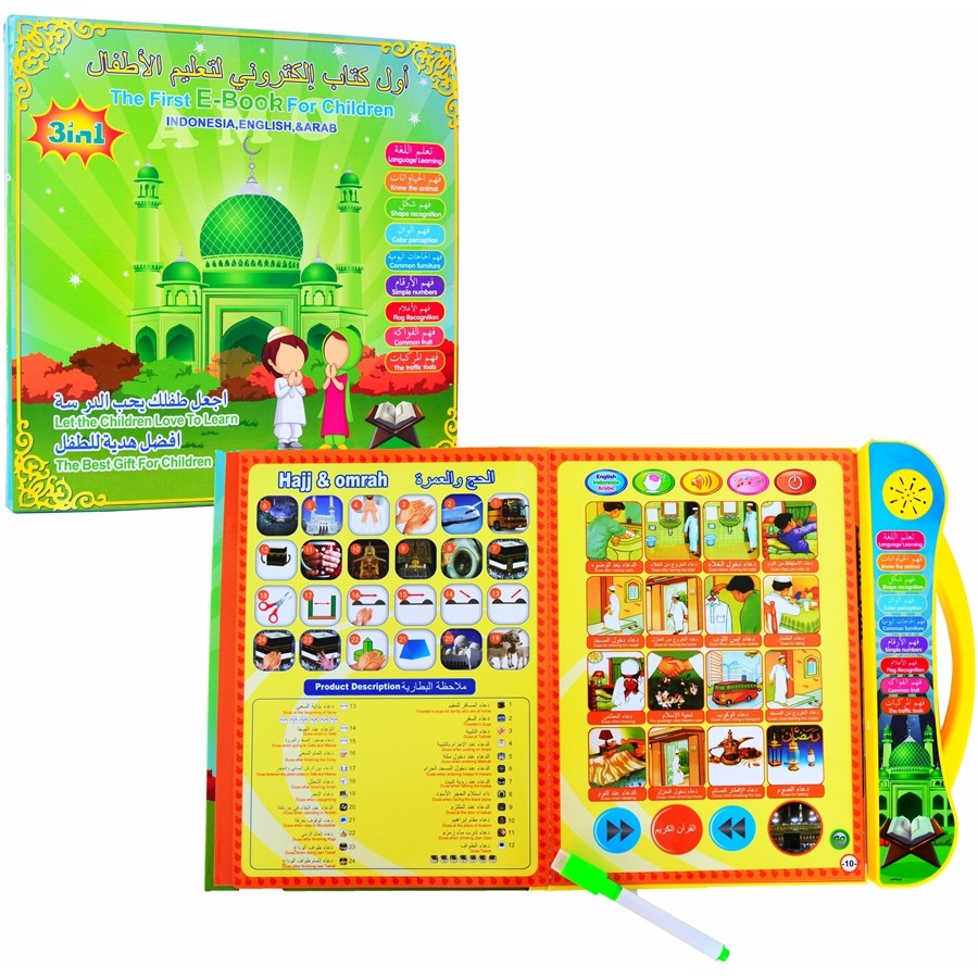 Jual Playpad E Book 3 Bahasa - Mainan Edukasi Edukatif Anak | Shopee Indonesia