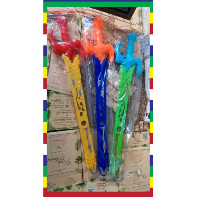 Jual Cumiichan Mainan Anak Pedang Plastik 64Cm Warna Warni | Shopee Indonesia