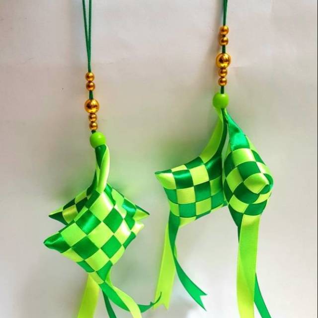 DEKORASI PARCEL PITA KETUPAT HIASAN IDUL FITRI GANTUNGAN