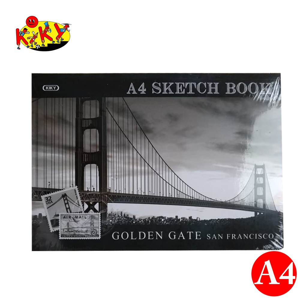 Jual Sketchbook KIKY A4 50 Lembar / Buku Sketsa / Buku Gambar A4
