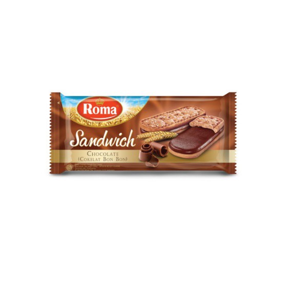 Jual Roma Sandwich Coklat Bon Bon 216 Gr Harga Sudah Termasuk Packing | Shopee Indonesia