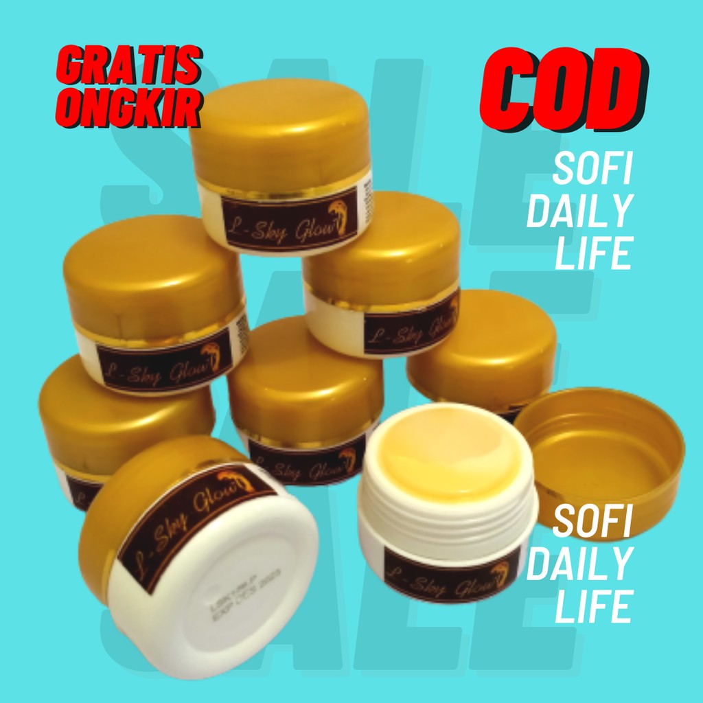 Cream Pemutih Wajah BPOM / Cream Linsky / L Sky Glow Shopee Indonesia